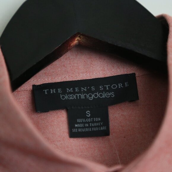 NWT The Men's Bloomingdale's Brick Button Down Stretch Fabric Size Small - Picture 4 of 7